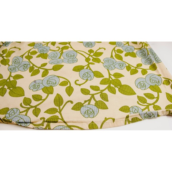 NINE & CO WEEKEND Women's Beige Rose Floral Print Mini Skirt Size 10 - Picture 4 of 6